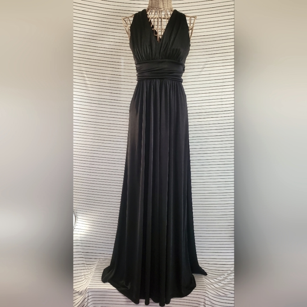 EXPRESS BLACK GOWN MAXI DRESS